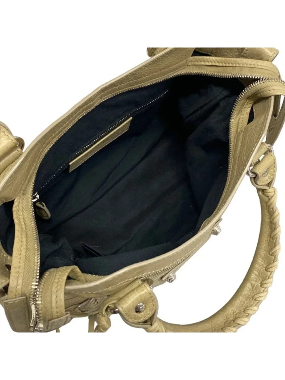 Balenciaga Handbag the Giant Town Beige Leather